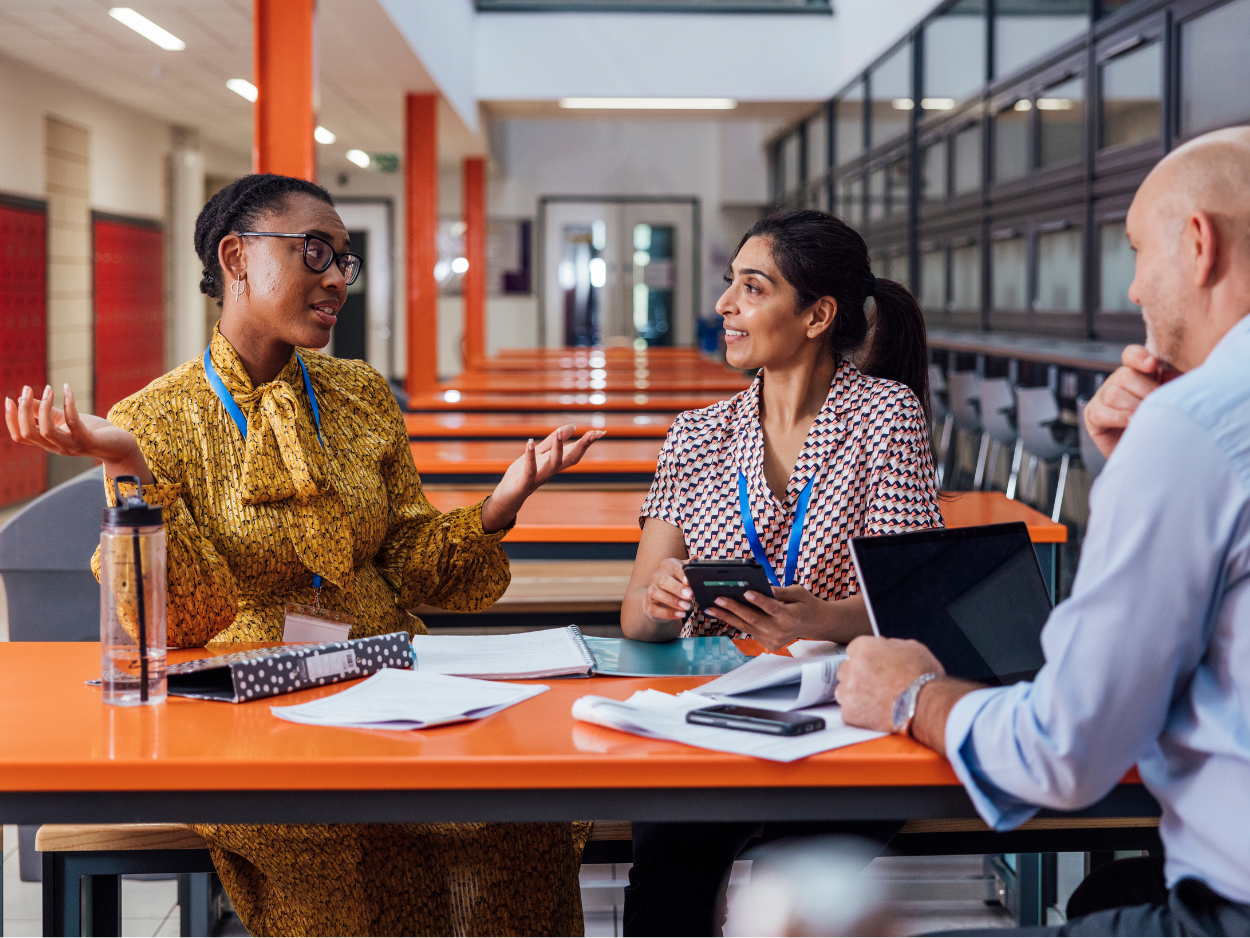 District leaders and school administrators planning summer learning programs